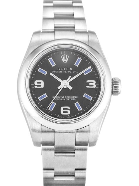 fake rolex oyster black dial